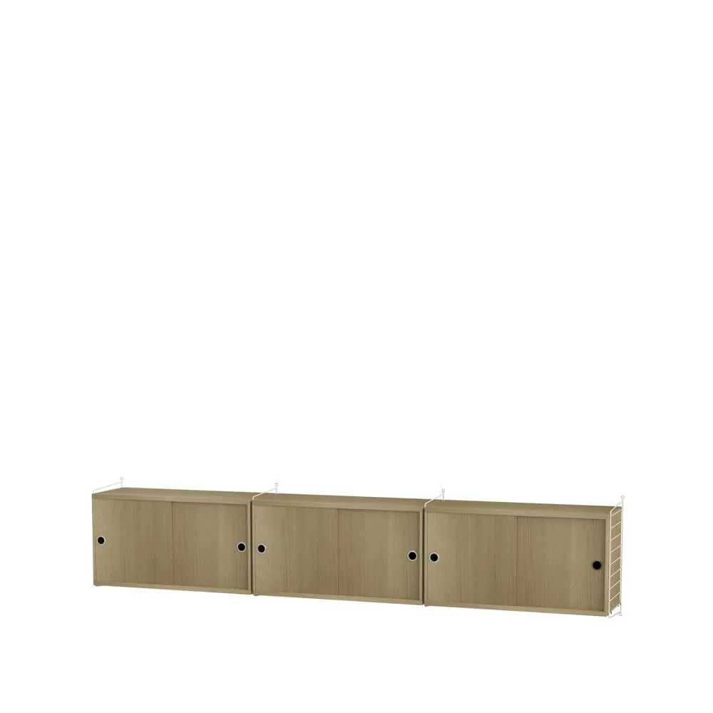 String woonkamer eik & wit - Combinatie D String