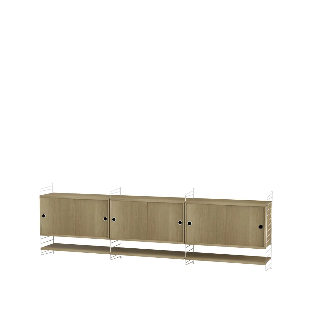 String woonkamer eik & wit - Combinatie E String