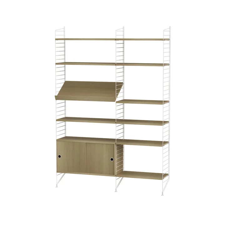 String woonkamer eik & wit - Combinatie H - String