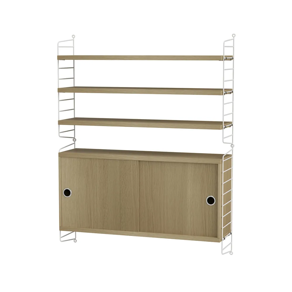 String woonkamer eik & wit - Combinatie I,  String