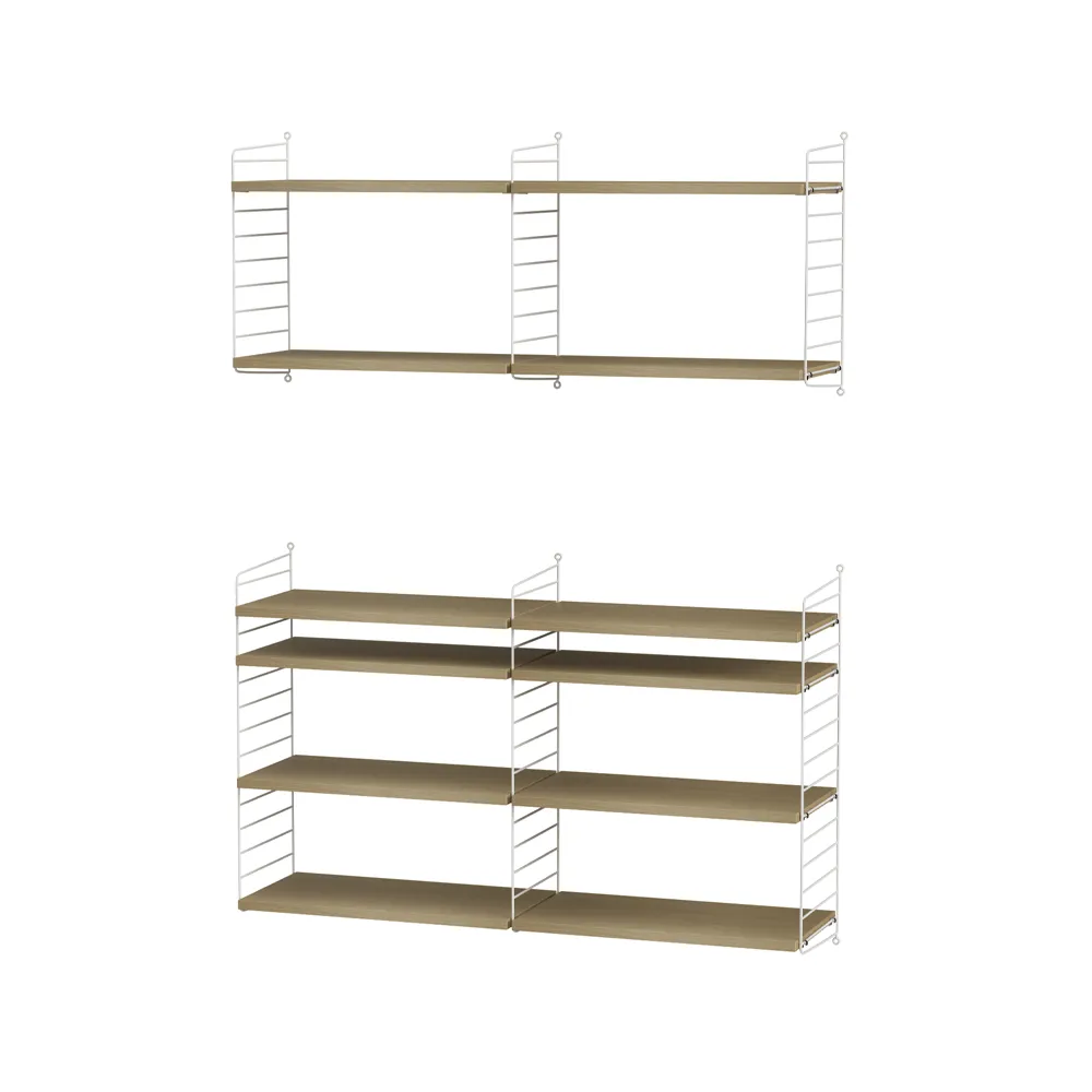 String woonkamer eik & wit - Combinatie N,  String