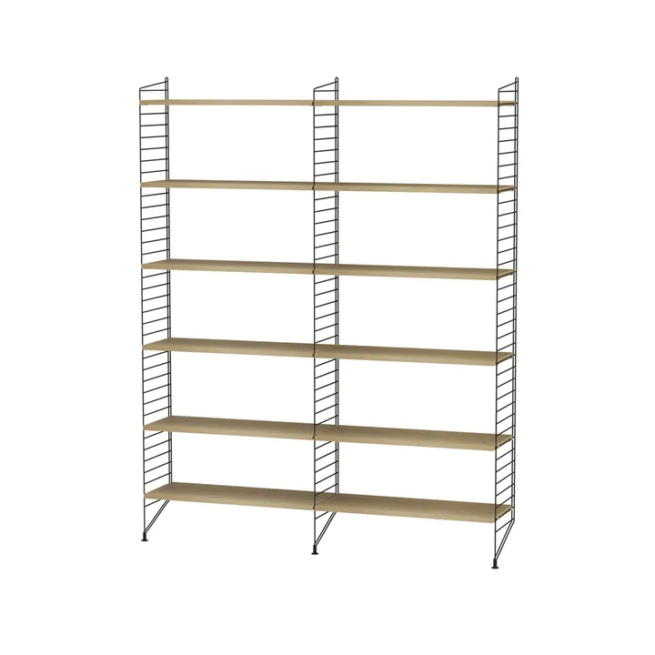 String woonkamer eik & zwart - Combinatie A - String