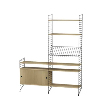String woonkamer eik & zwart - Combinatie K - String