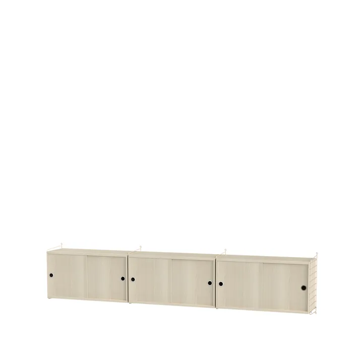 String woonkamer essenhout & beige - Combinatie D - String