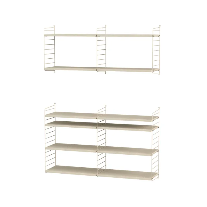 String woonkamer essenhout & beige - Combinatie N - String