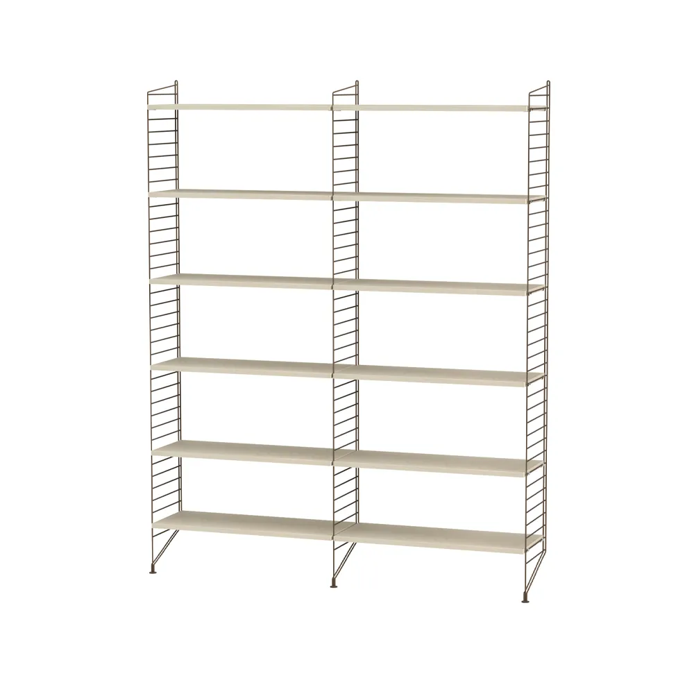 String woonkamer essenhout & bruin - Combinatie A String