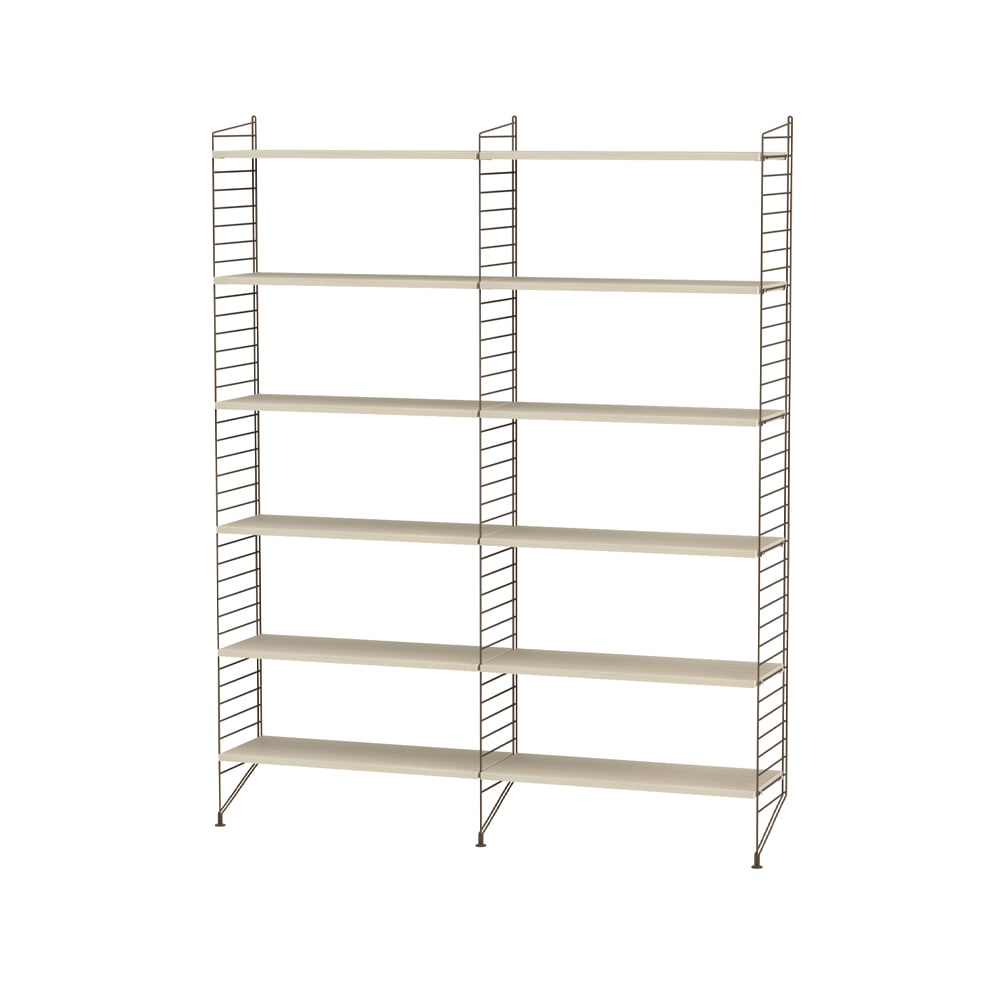 String woonkamer essenhout & bruin - Combinatie A | Scandinavisch Interieur | Beige