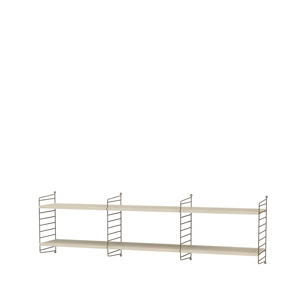 String woonkamer essenhout & bruin - Combinatie O,  String