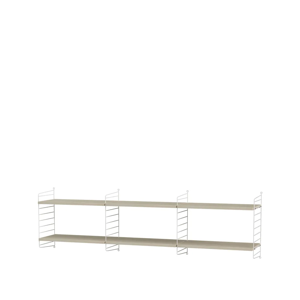 String woonkamer essenhout & wit - Combinatie O,  String