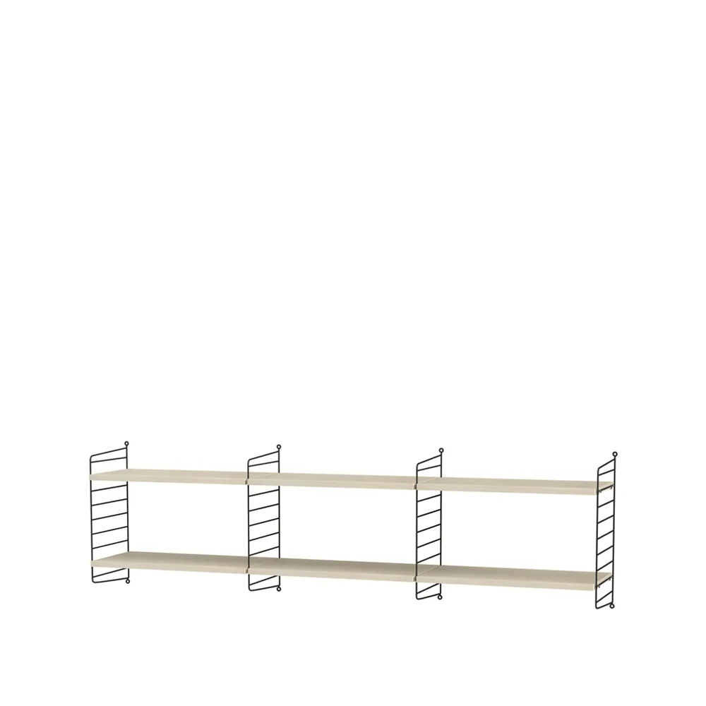 String woonkamer essenhout & zwart - Combinatie O,  String