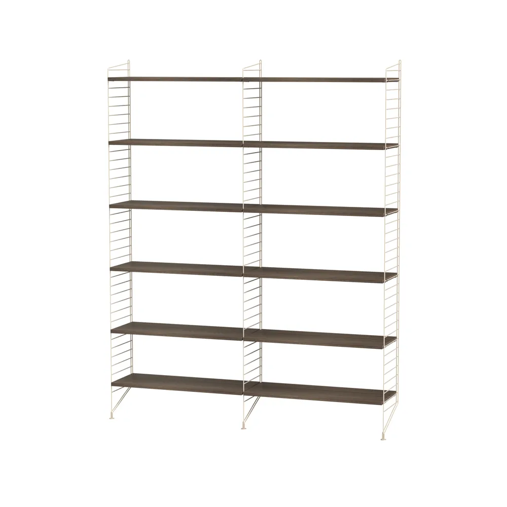 String woonkamer walnoot & beige - Combinatie A String