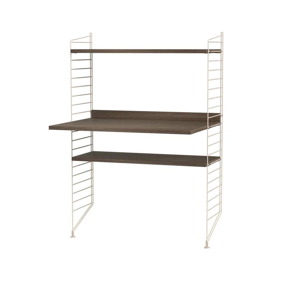 String woonkamer walnoot & beige - Combinatie H String