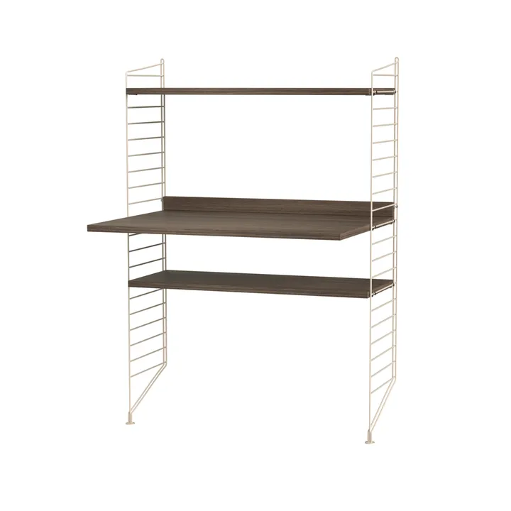 String woonkamer walnoot & beige - Combinatie H - String