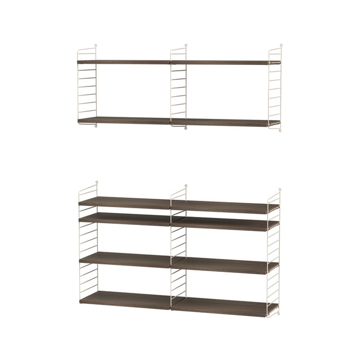 String woonkamer walnoot & beige - Combinatie N - undefined - String