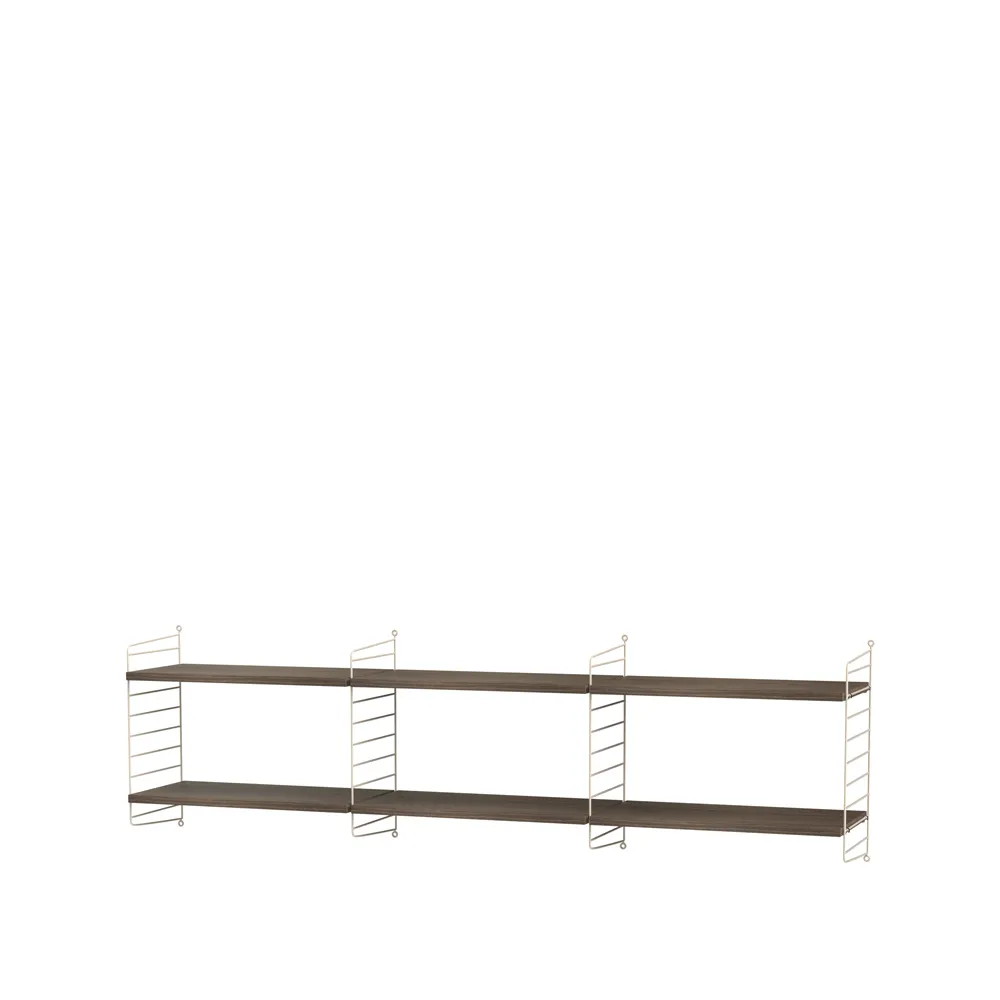 String woonkamer walnoot & beige - Combinatie O,  String