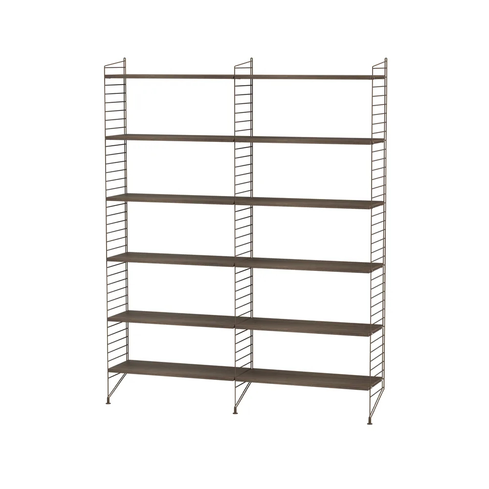 String woonkamer walnoot & bruin - Combinatie A String