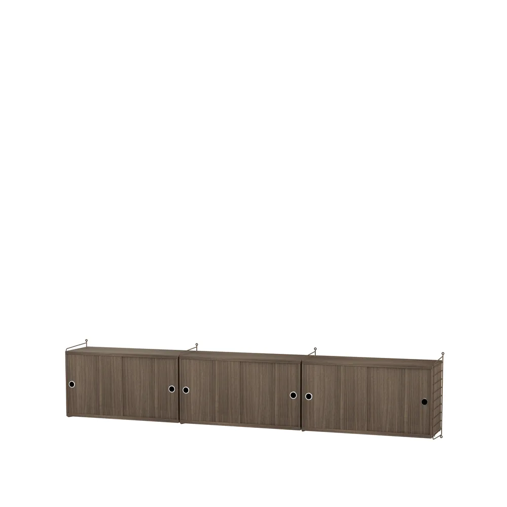 String woonkamer walnoot & bruin - Combinatie D,  String