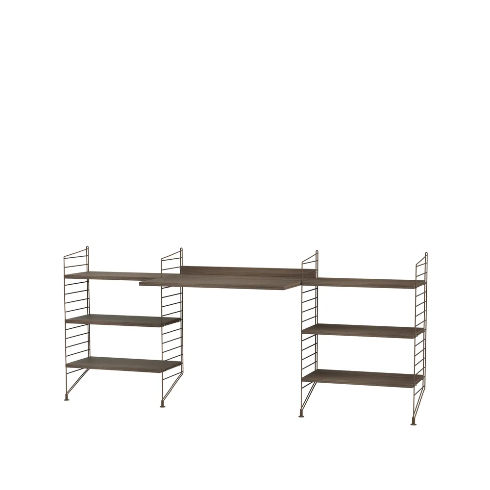 String woonkamer walnoot & bruin - Combinatie D,  String