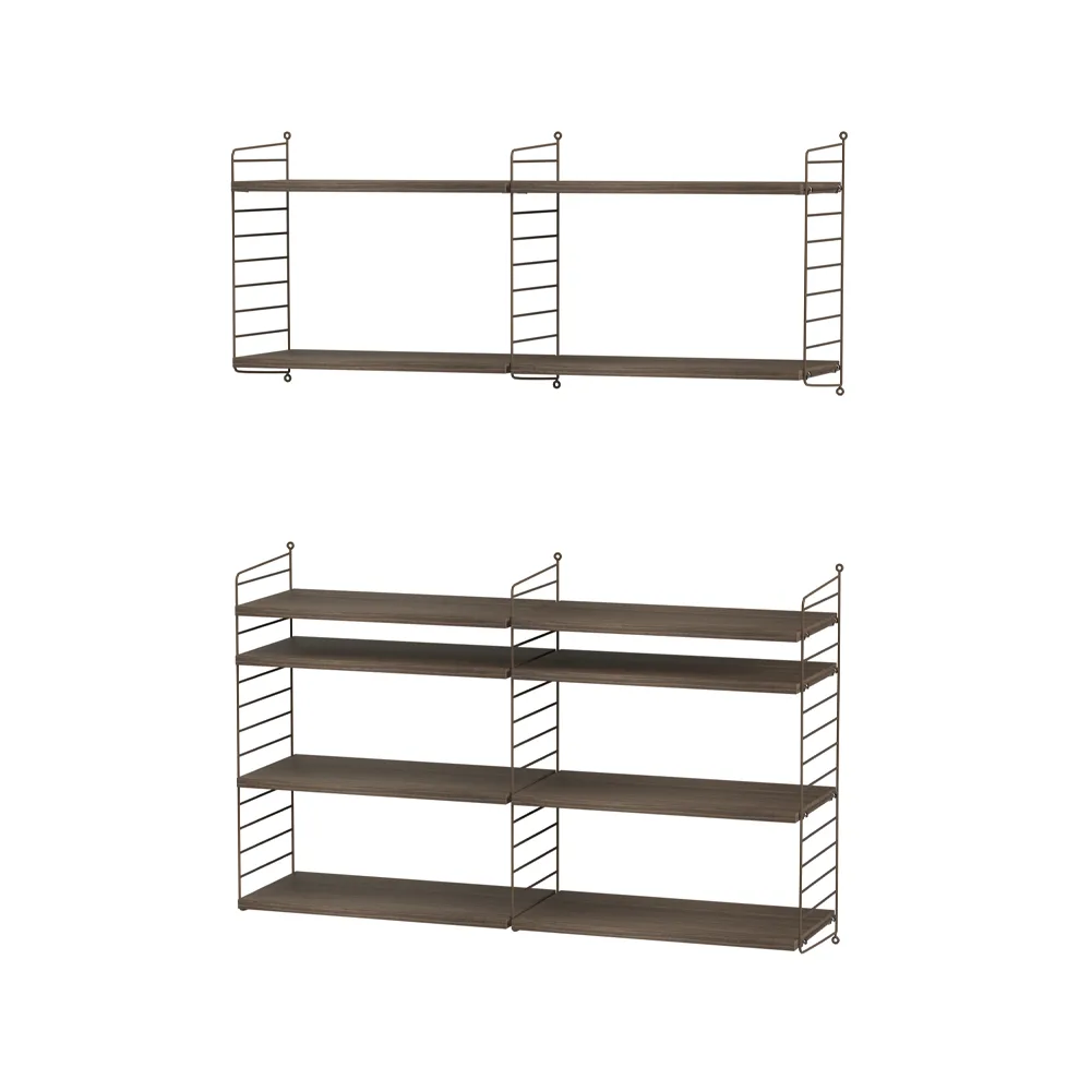String woonkamer walnoot & bruin - Combinatie N,  String