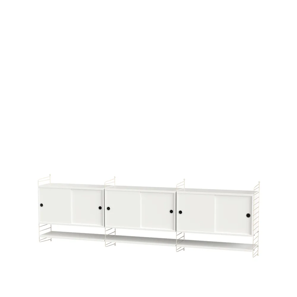 String woonkamer wit & beige - Combinatie E String