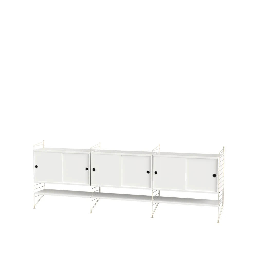 String woonkamer wit & beige - Combinatie F,  String