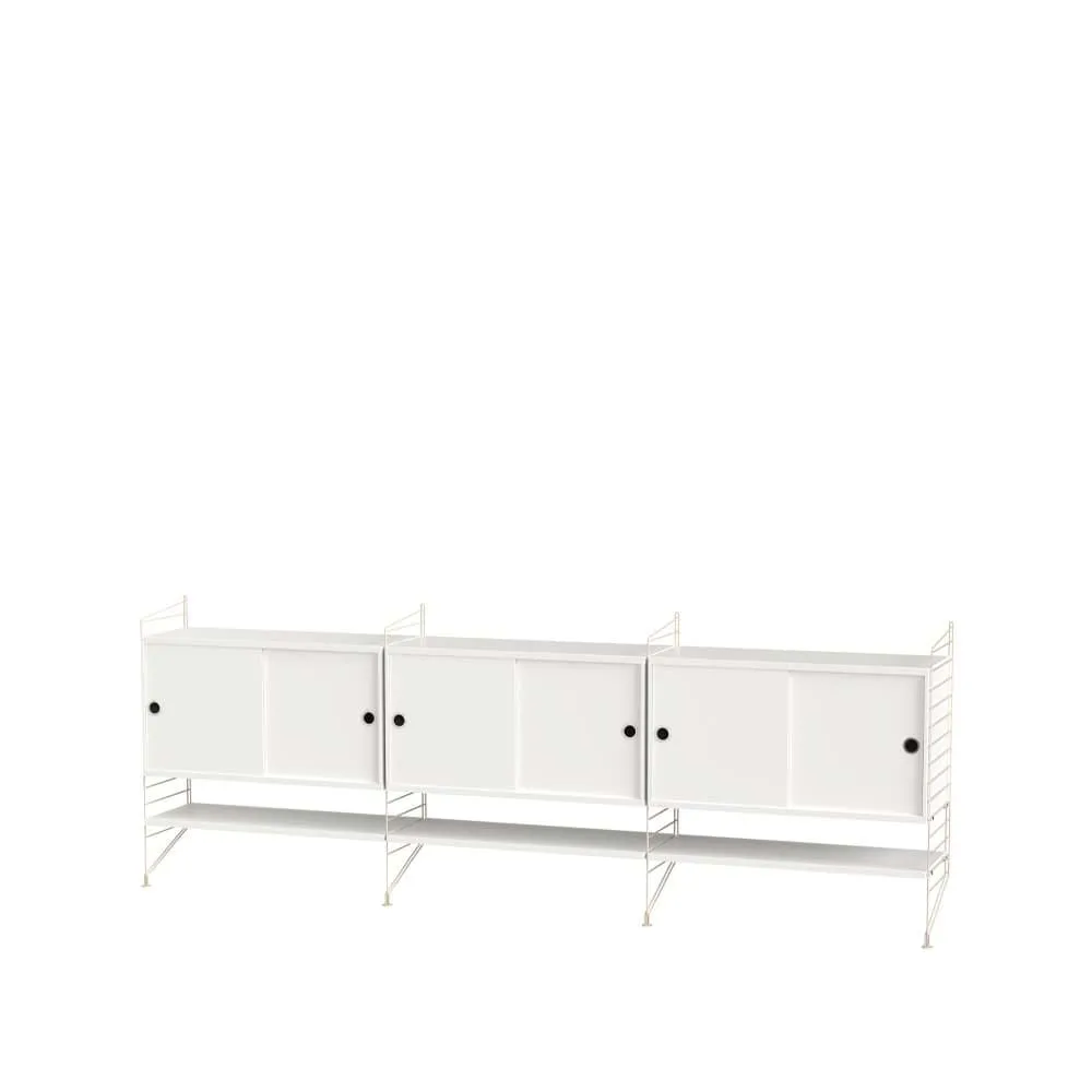 String woonkamer wit & beige - Combinatie F String