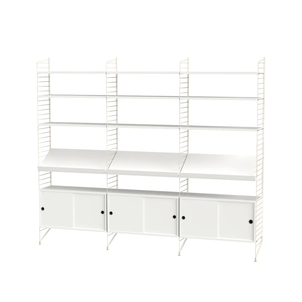 String woonkamer wit & beige - Combinatie G,  String