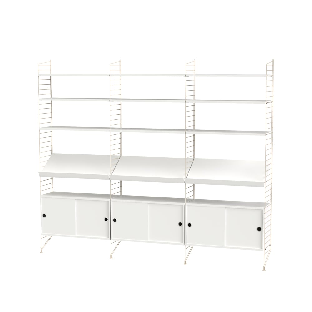String woonkamer wit & beige - Combinatie G | Scandinavisch Interieur | Wit