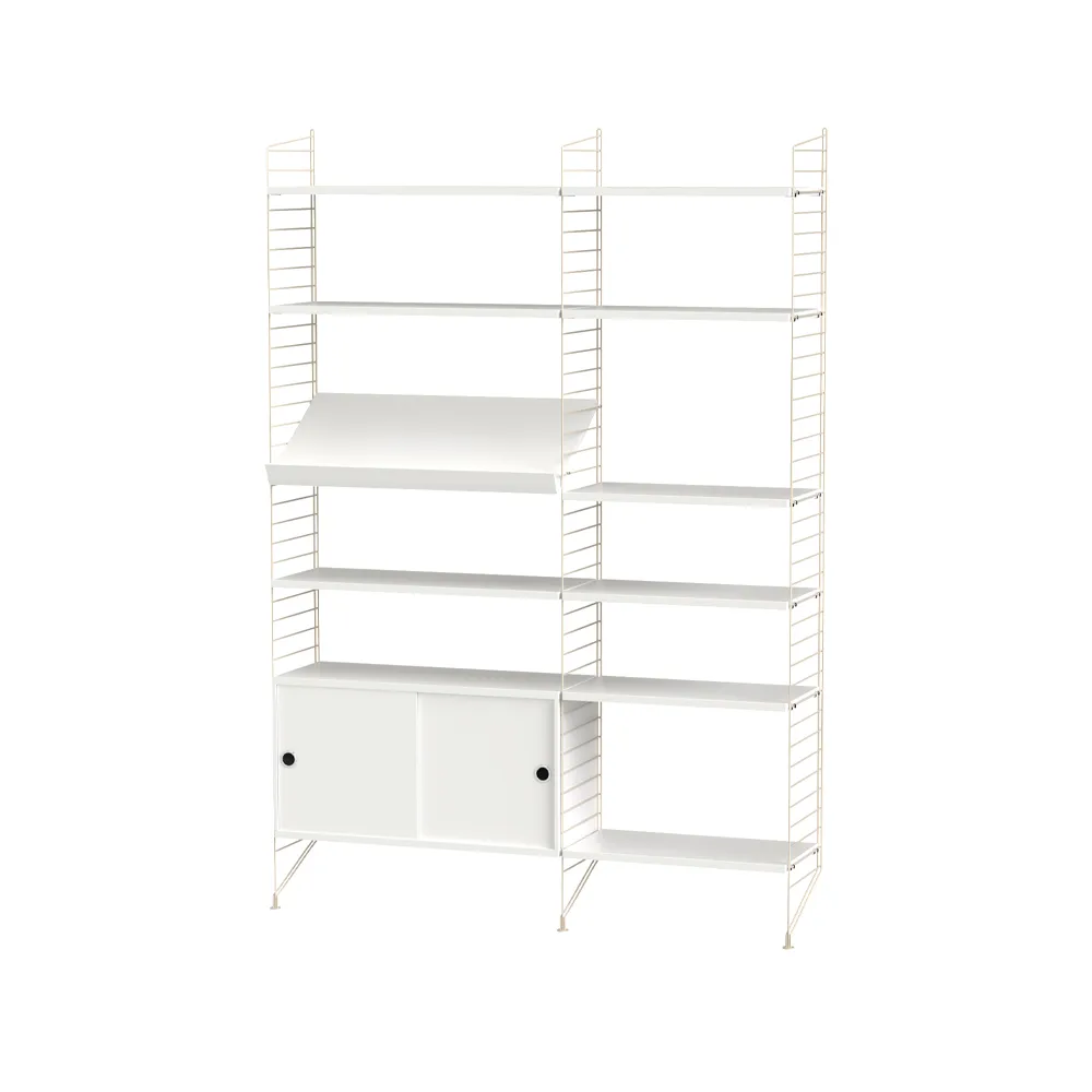 String woonkamer wit & beige - Combinatie H,  String