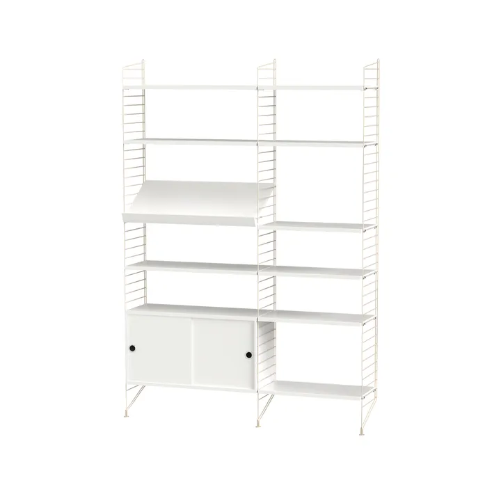 String woonkamer wit & beige - Combinatie H - String