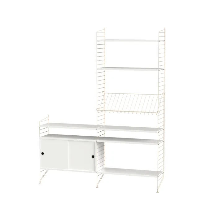 String woonkamer wit & beige - Combinatie K - String