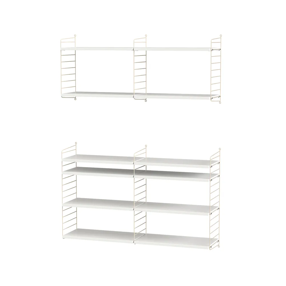 String woonkamer wit & beige - Combinatie N,  String