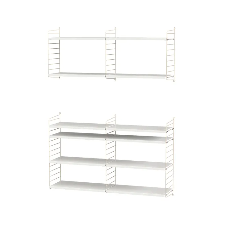 String woonkamer wit & beige - Combinatie N - String