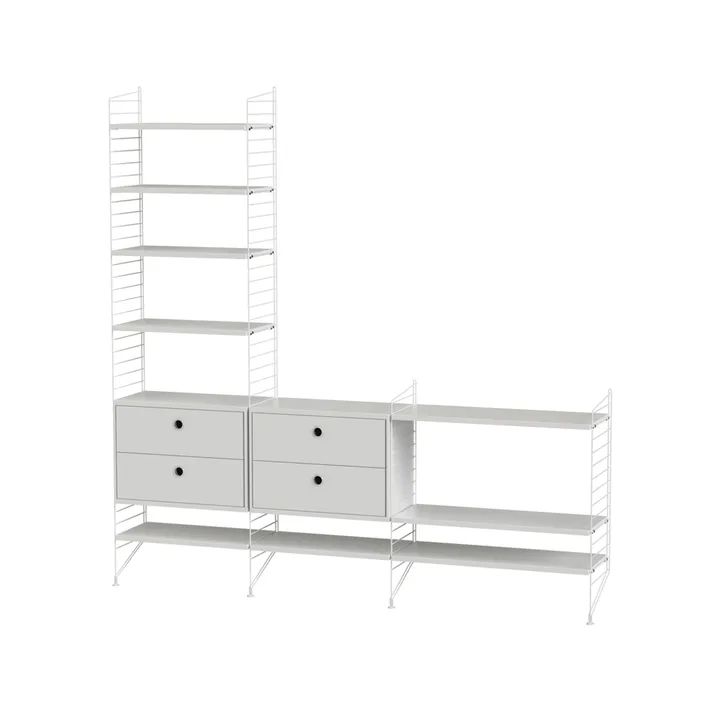 String woonkamer wit - Combinatie J - String