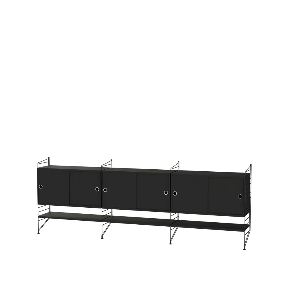 String woonkamer zwart - Combinatie F,  String