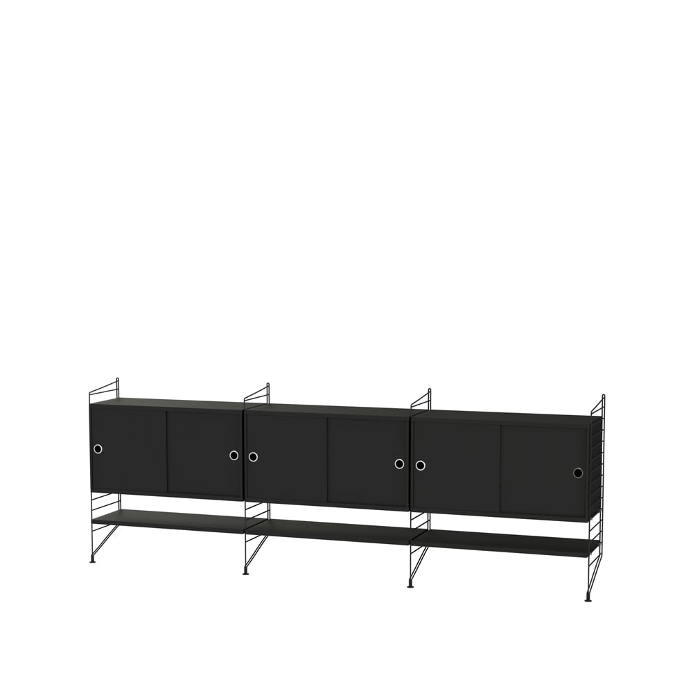 String woonkamer zwart - Combinatie F | Scandinavisch Interieur | Zwart