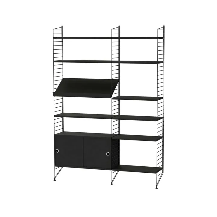 String woonkamer zwart - Combinatie H - String