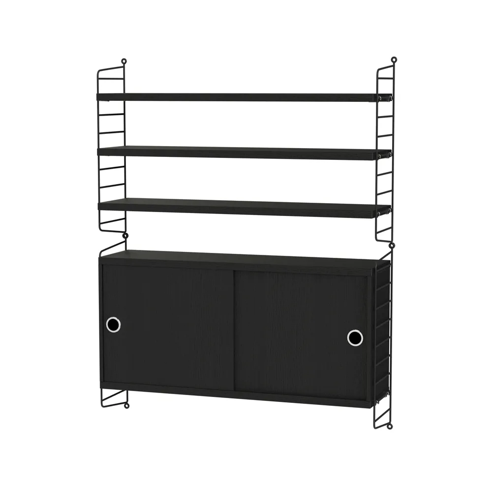 String woonkamer zwart - Combinatie I,  String