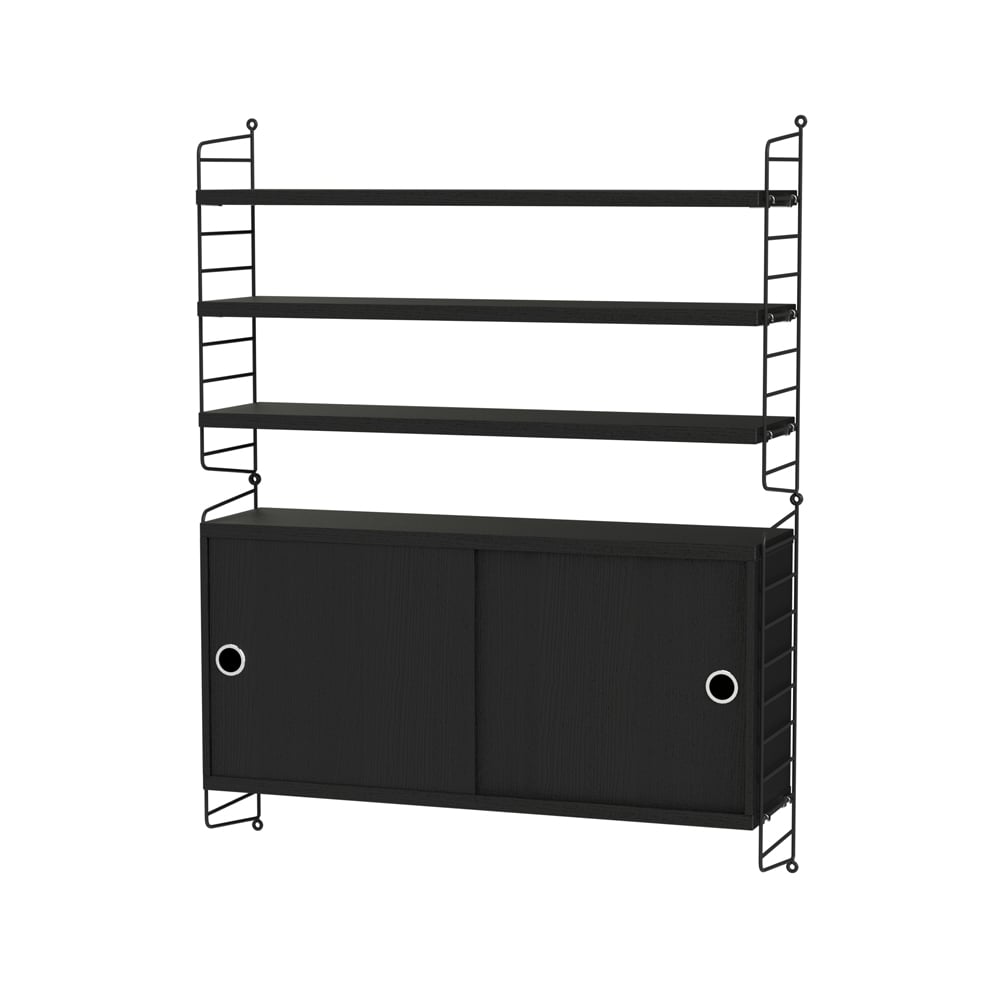 String woonkamer zwart - Combinatie I | Scandinavisch Interieur | Zwart