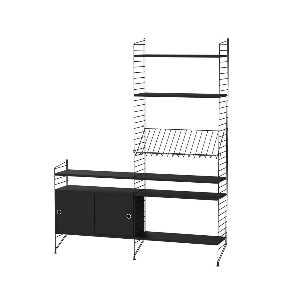String woonkamer zwart - Combinatie K,  String