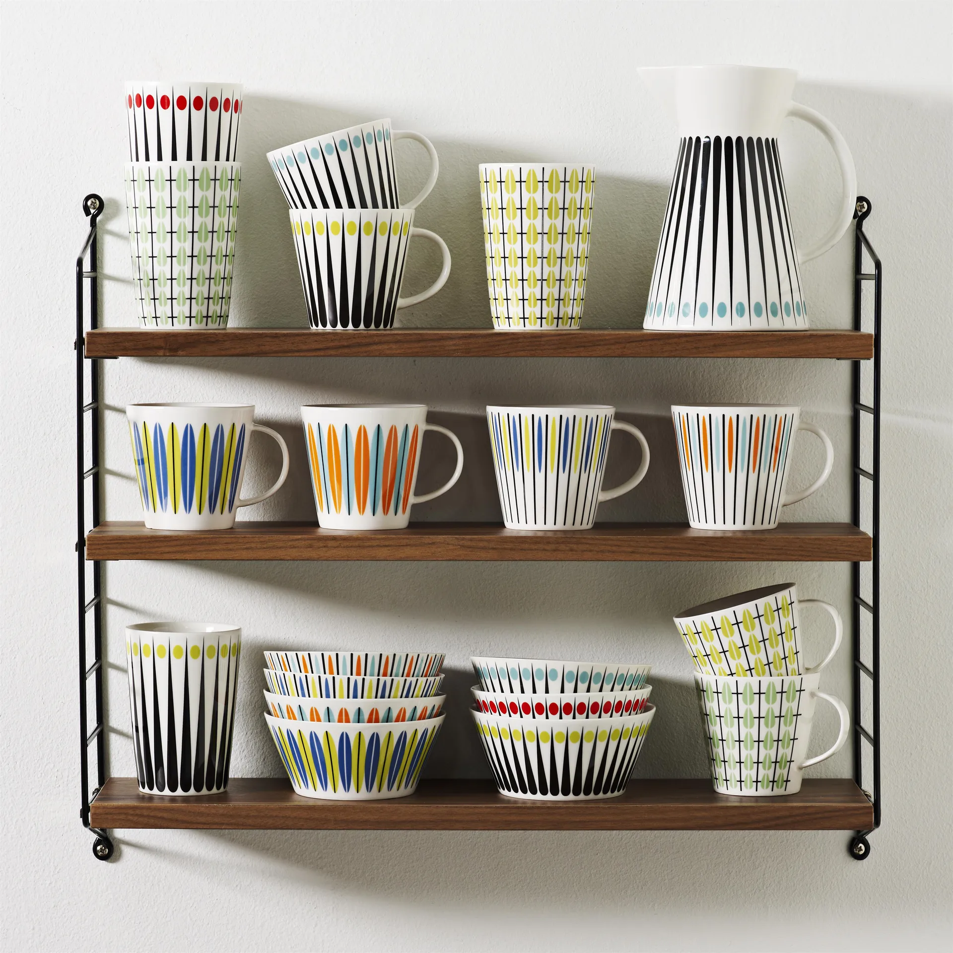 Amanda mok, wit-rood Superliving