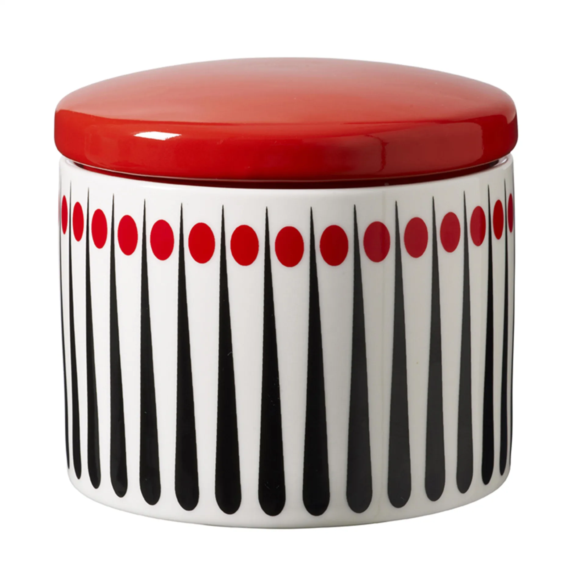 Amanda pot, wit-tomatenrood 10 cm Superliving