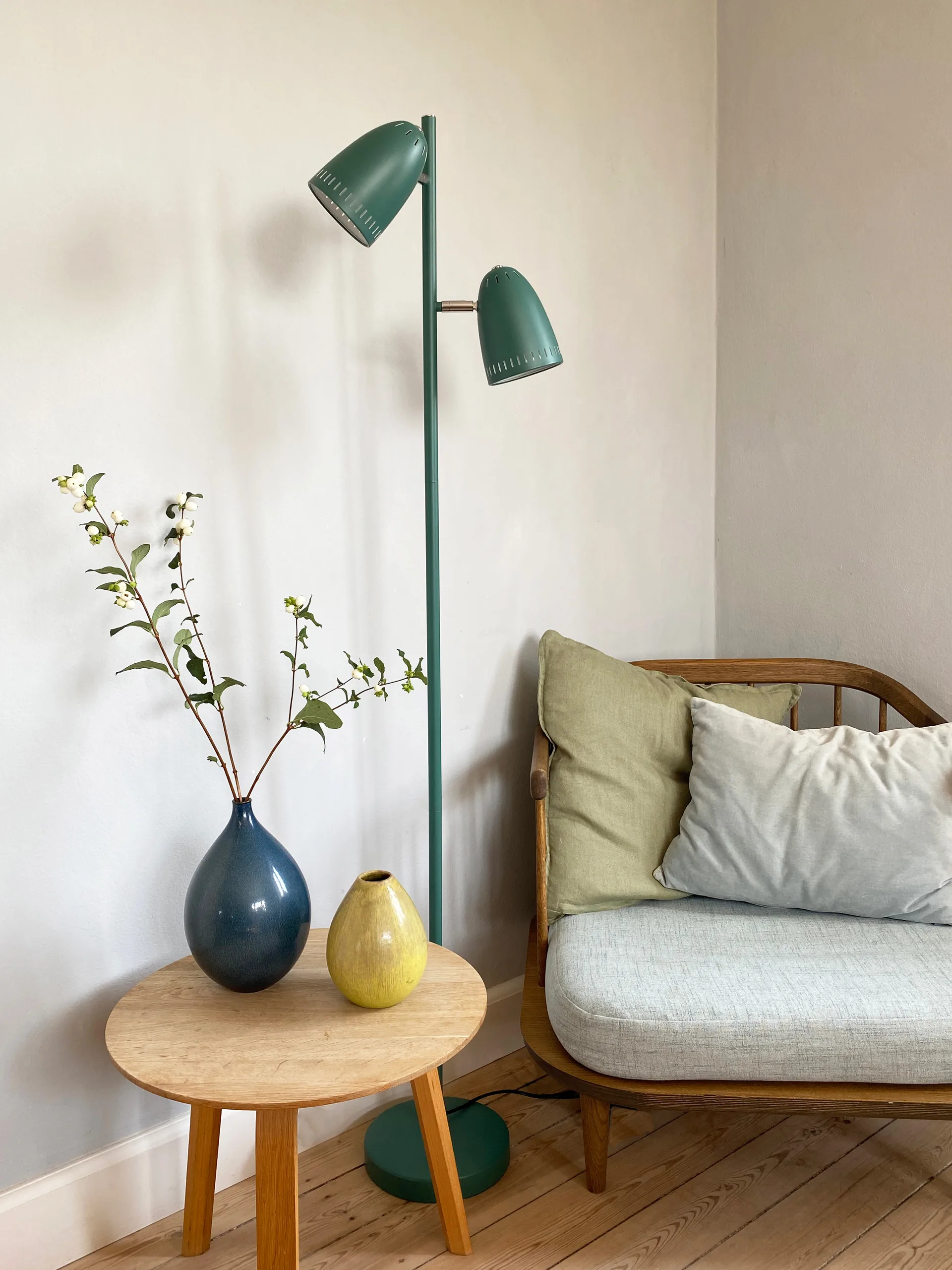 Dynamo Twin vloerlamp, Duck Green Superliving