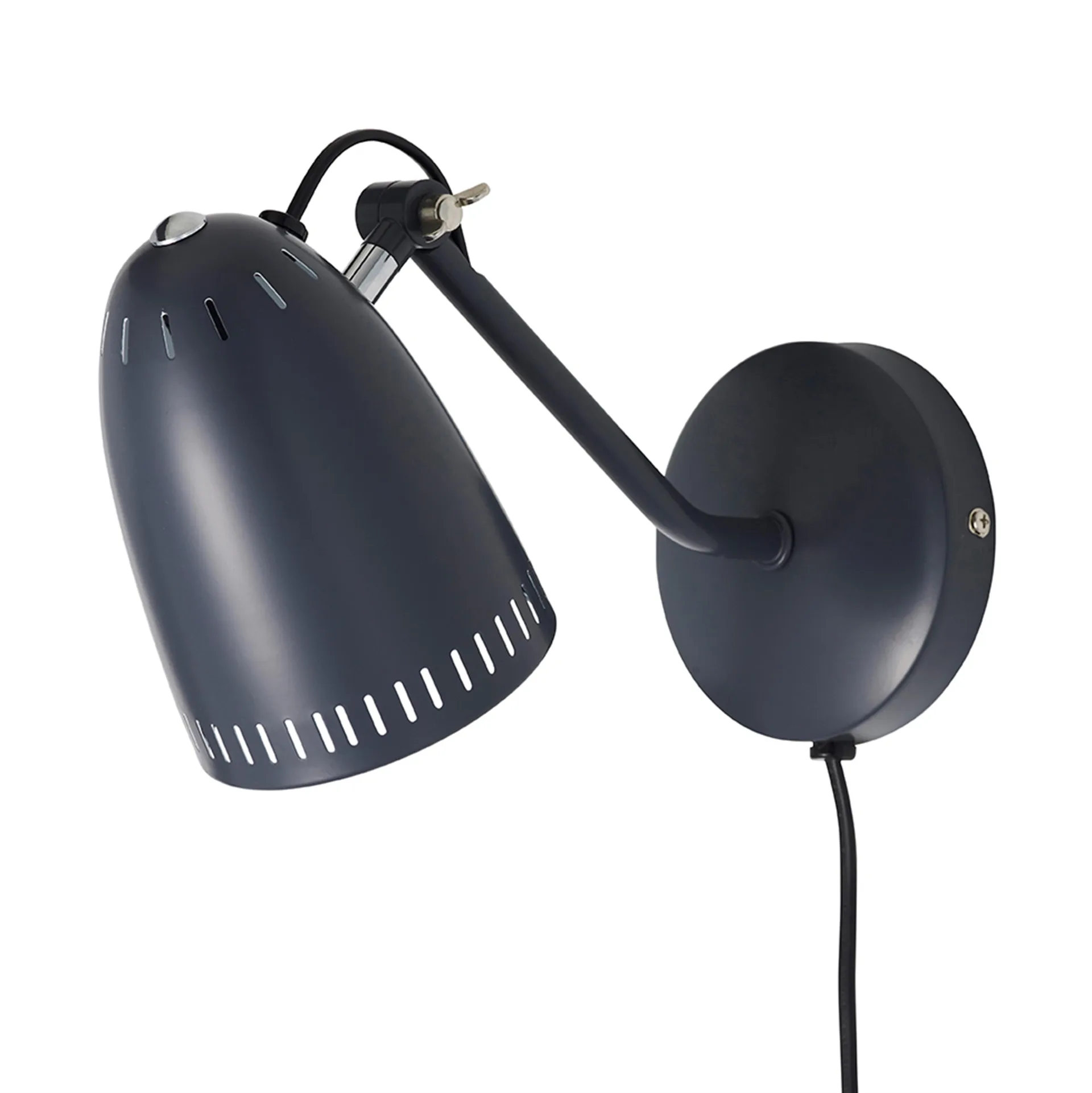Dynamo wandlamp, matt almost black (grijs) Superliving