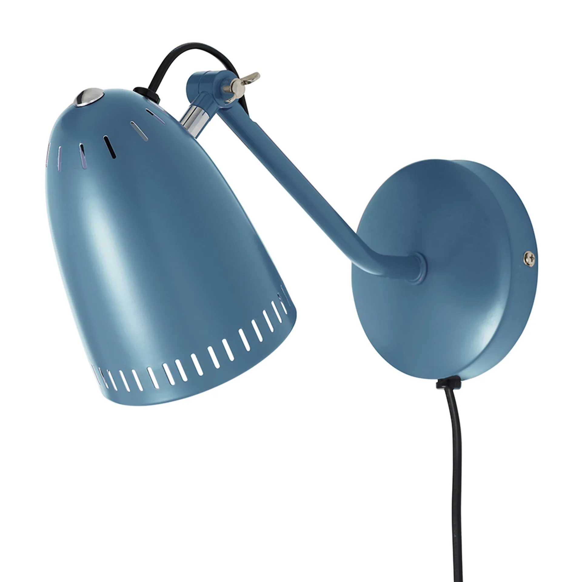 Dynamo wandlamp, matt smoke blue (blauw) Superliving
