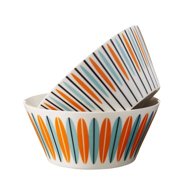 Laura schaal - aqua-oranje - Superliving