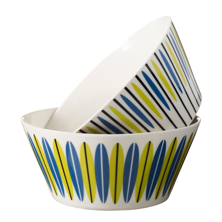 Laura schaal, blauw-lime Superliving