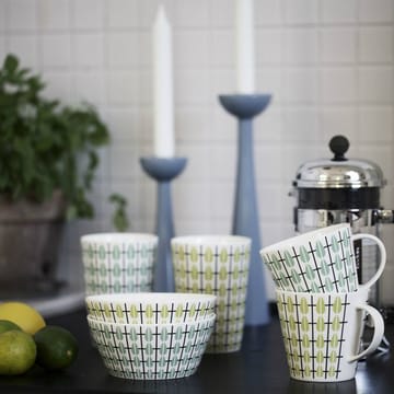 Olivia schaal - wit-limoen - Superliving