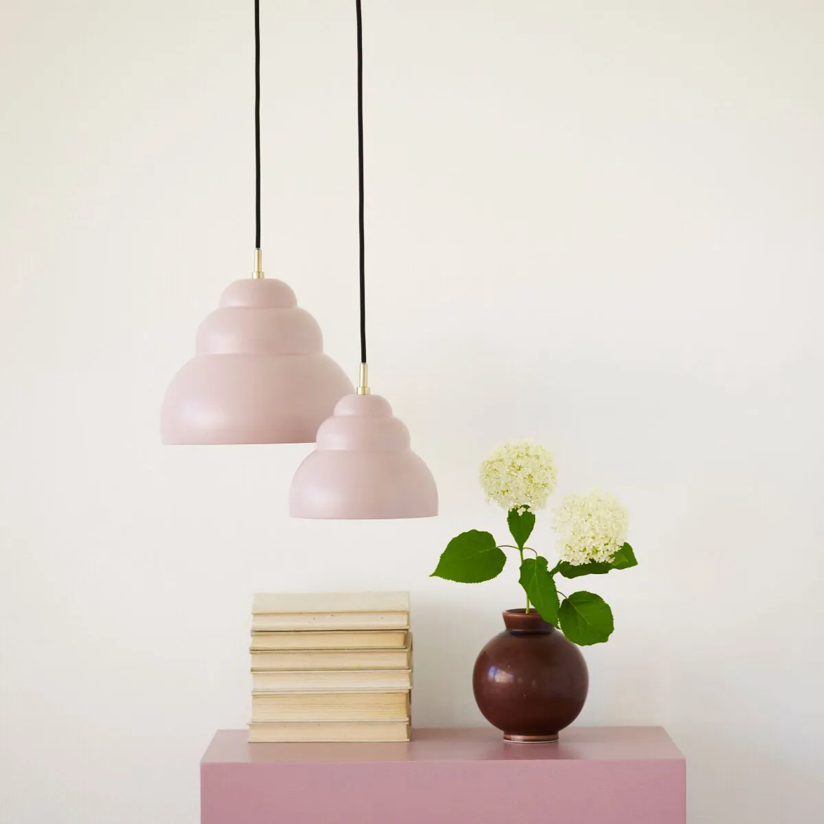 Small bubble hanglamp, matt rose (roze) Superliving