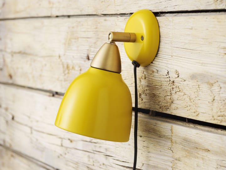Urban muurlamp korte arm, Amber (geel) Superliving
